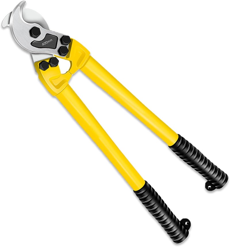 AUPREX 18 Inch Heavy Duty Cable Cutter with Long Handle, Harden Carbon Steel Cable Cutter for Aluminum Cable, Copper Wire and Communication Cables. - Image 1
